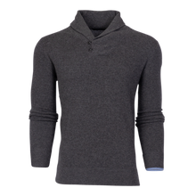 Men | Narragansett Shawl Sweater | Dark Grey Heather