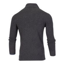Men | Narragansett Shawl Sweater | Dark Grey Heather