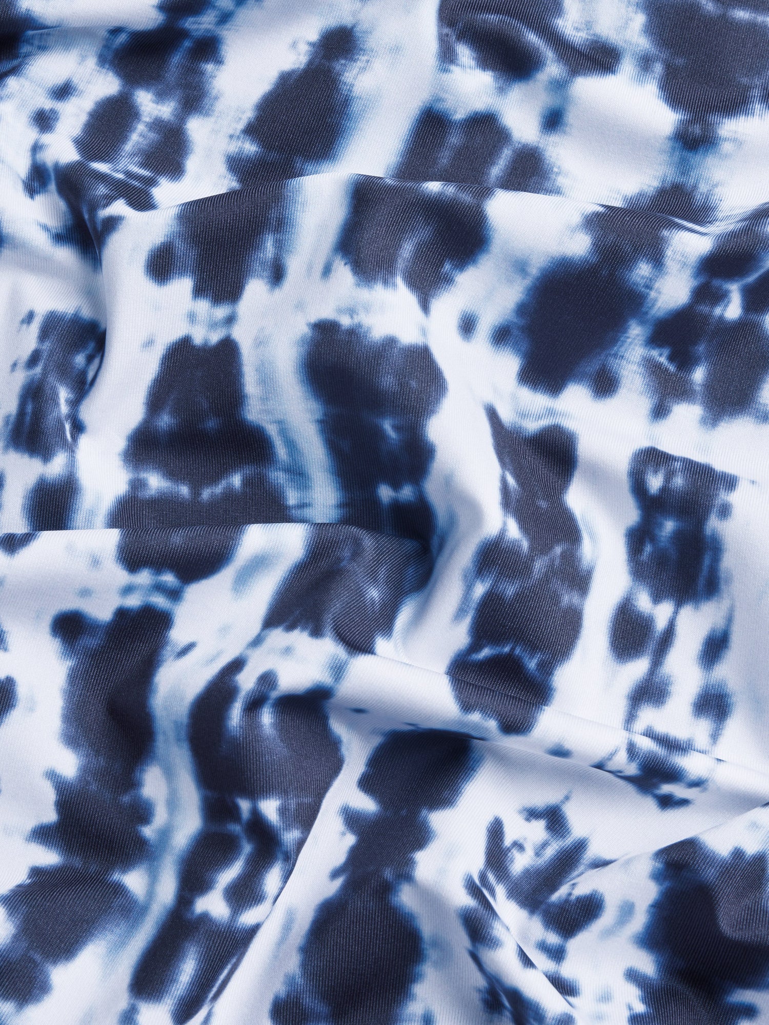 Men | Shibori Polo | Maltese Blue