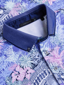 Men | Savannah Nights Polo | Kingfisher