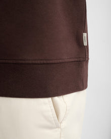 Mens | Terry Crewneck Sweater | Dark Java