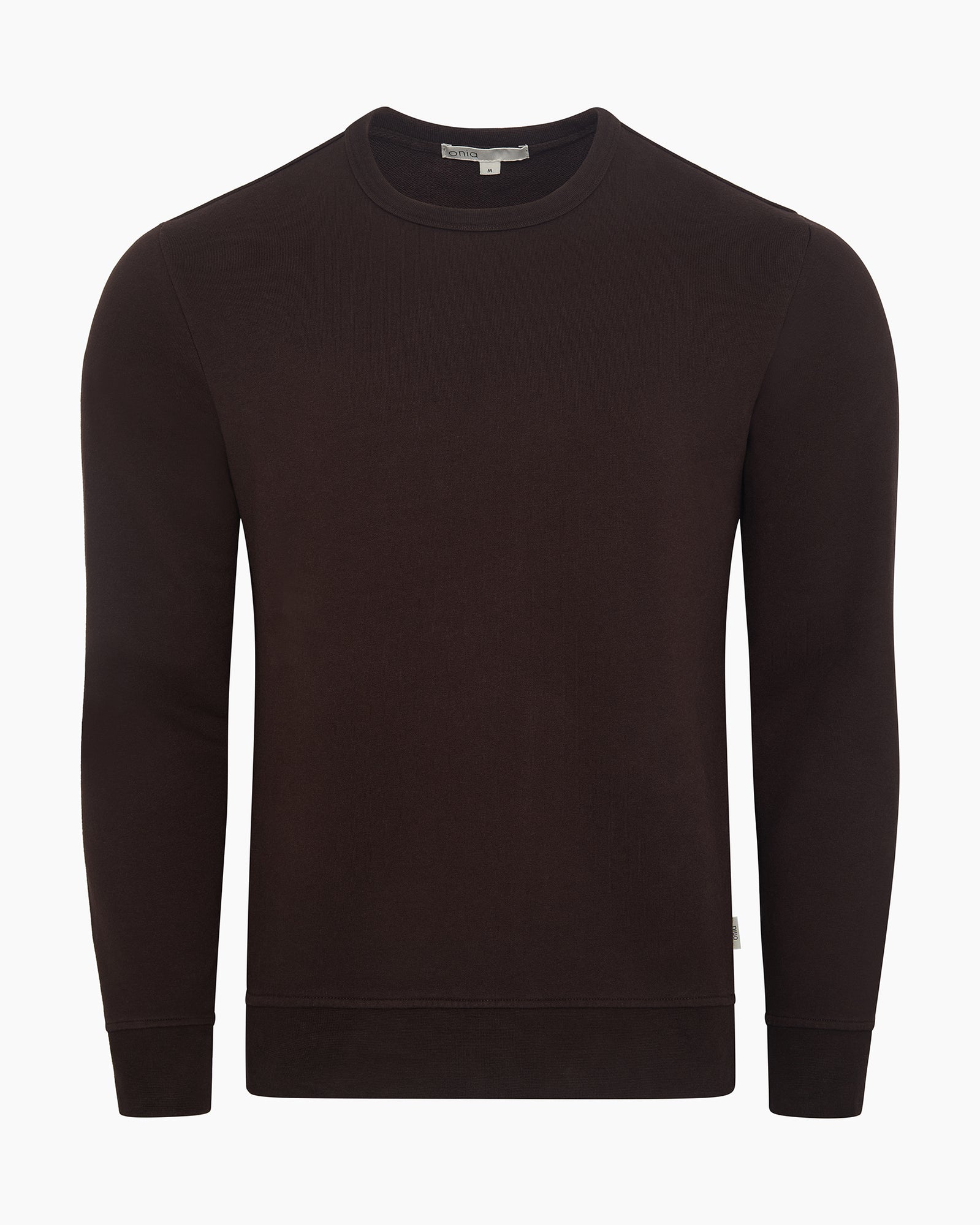Mens | Terry Crewneck Sweater | Dark Java