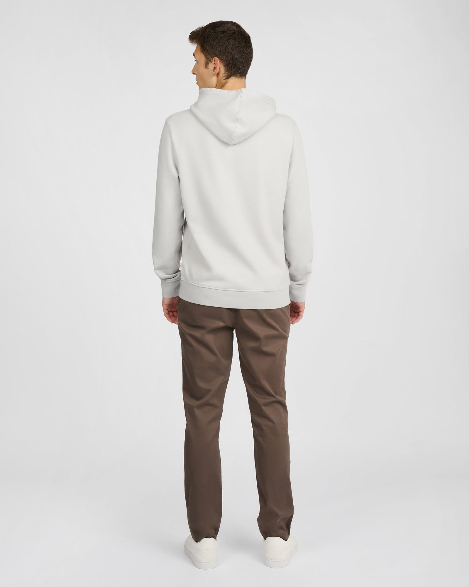 Mens | Stretch Terry Pullover Hoodie | Lunar Grey