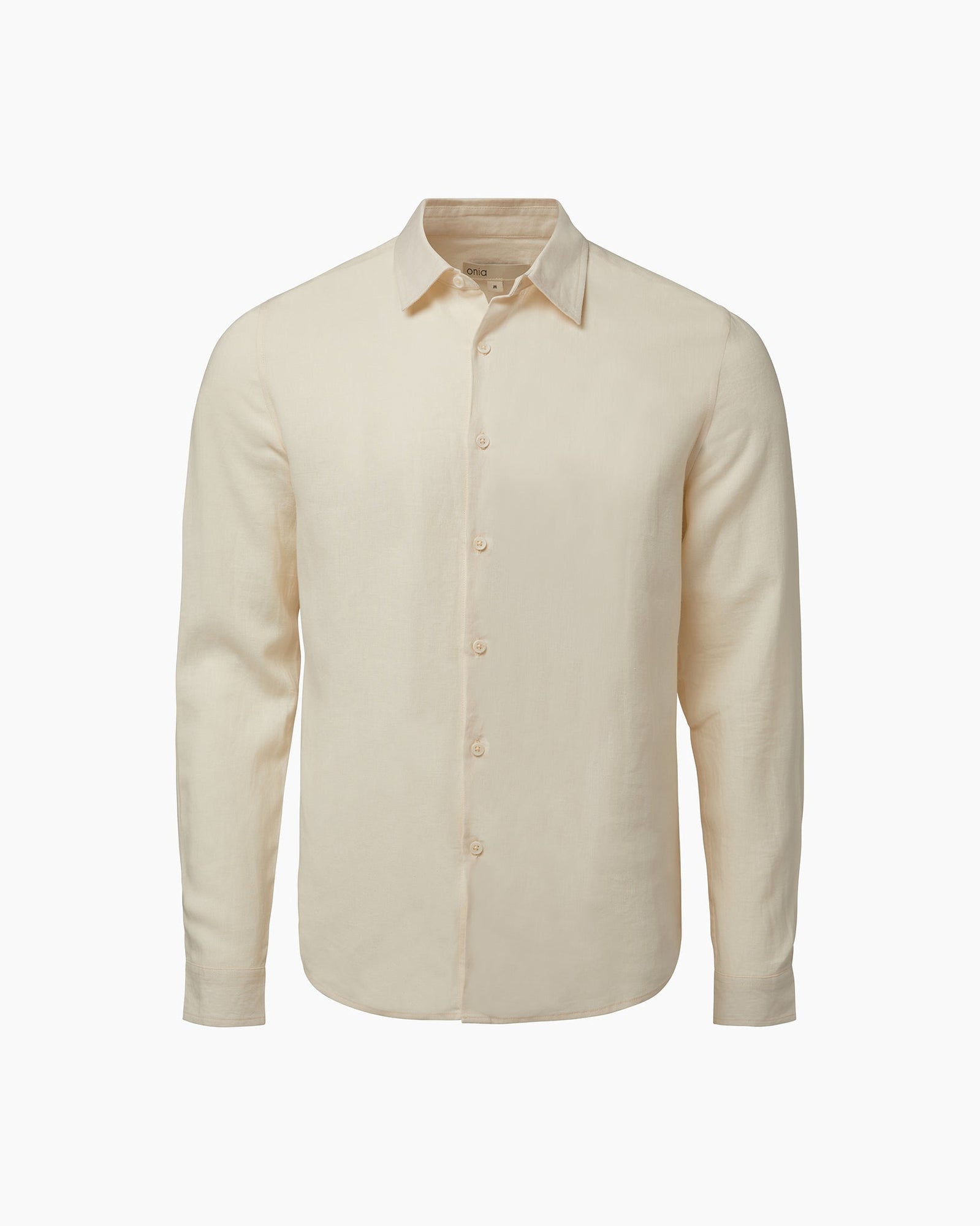 Mens | Standard Long Sleeve Linen Shirt | Oat