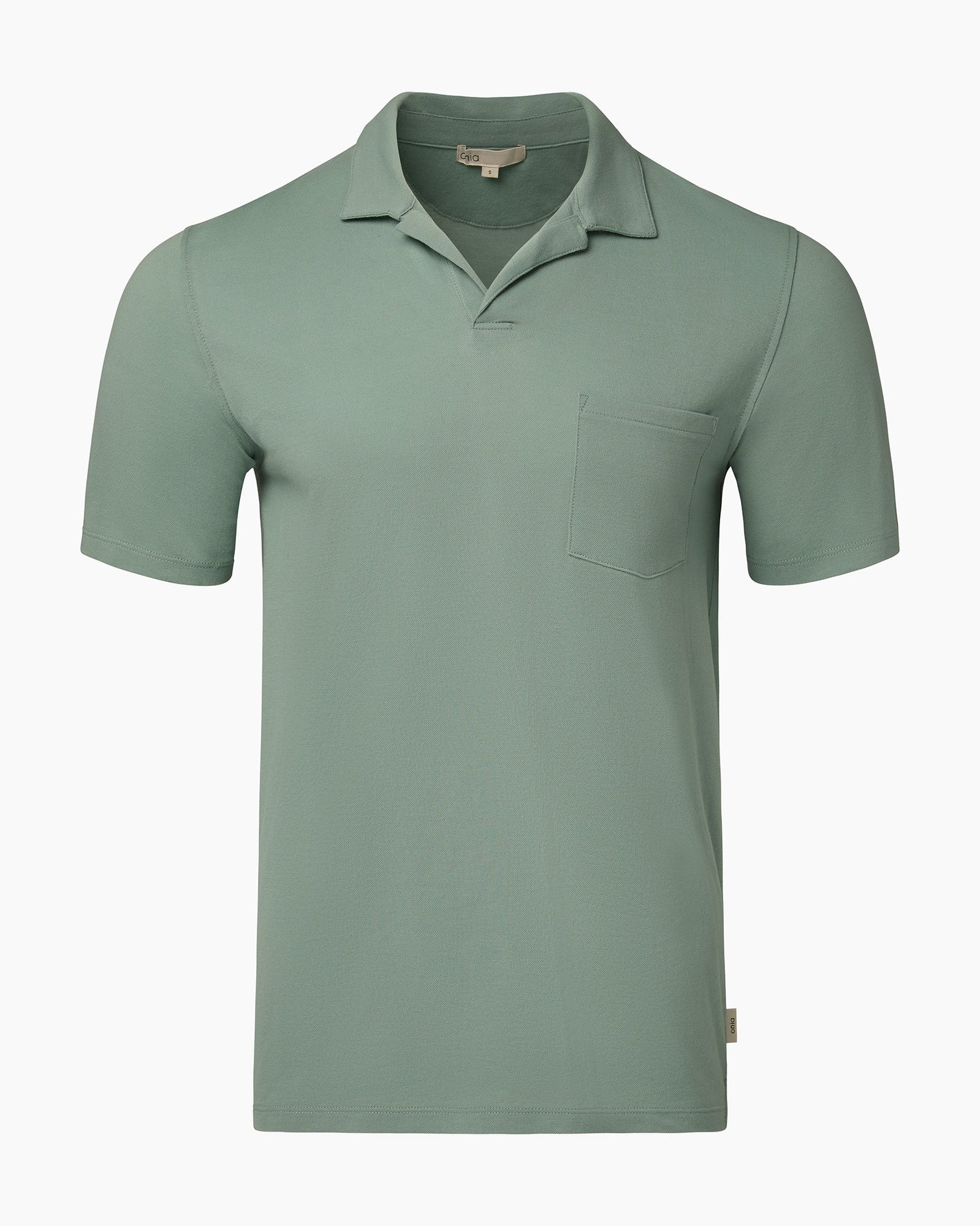 Mens | Johnny Collar Pique Polo | Jade