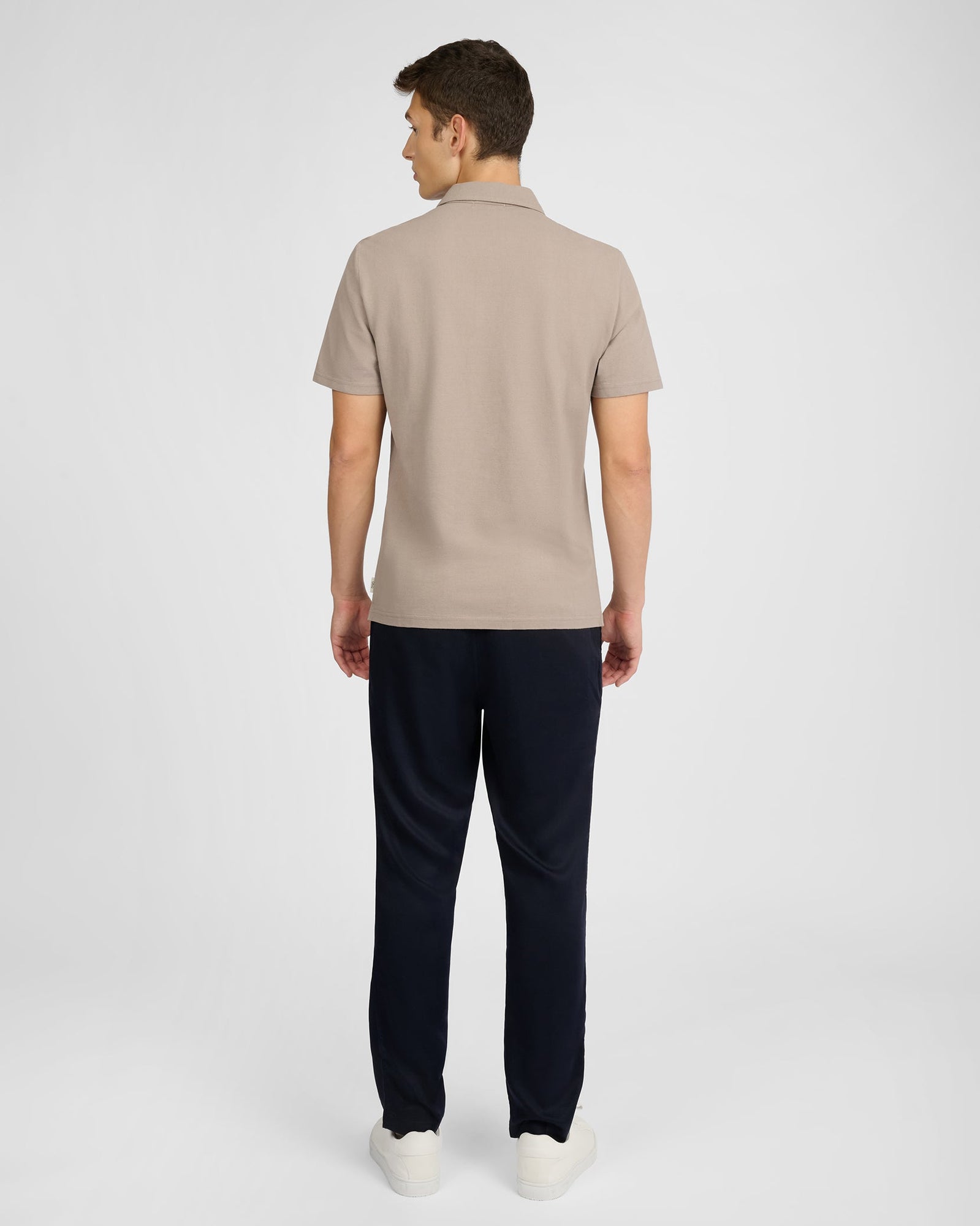Mens | Short Sleeve Pique Polo | Cashew