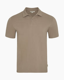 Mens | Short Sleeve Pique Polo | Cashew