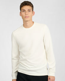 Mens | Waffle Crewneck Sweater | Lunar Grey