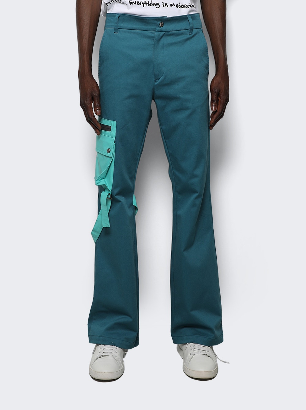 Members of The Rage | Flare Jeans Petrol | Green