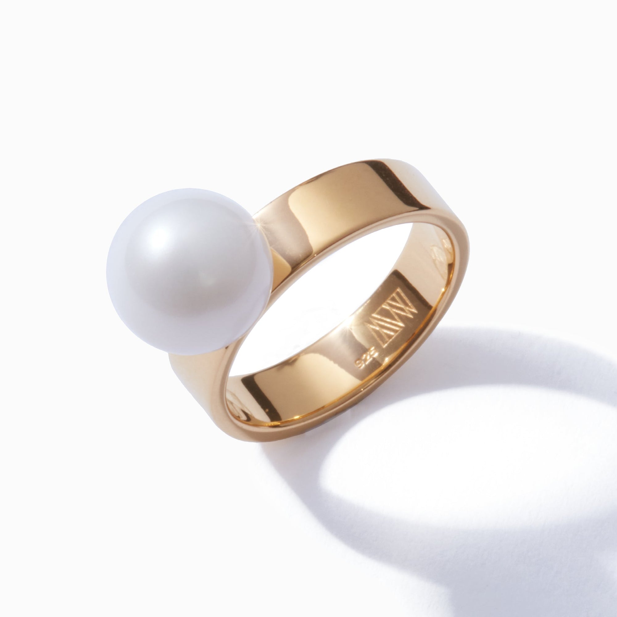 Elle Ring | 18K Gold Vermeil | Freshwater Pearls