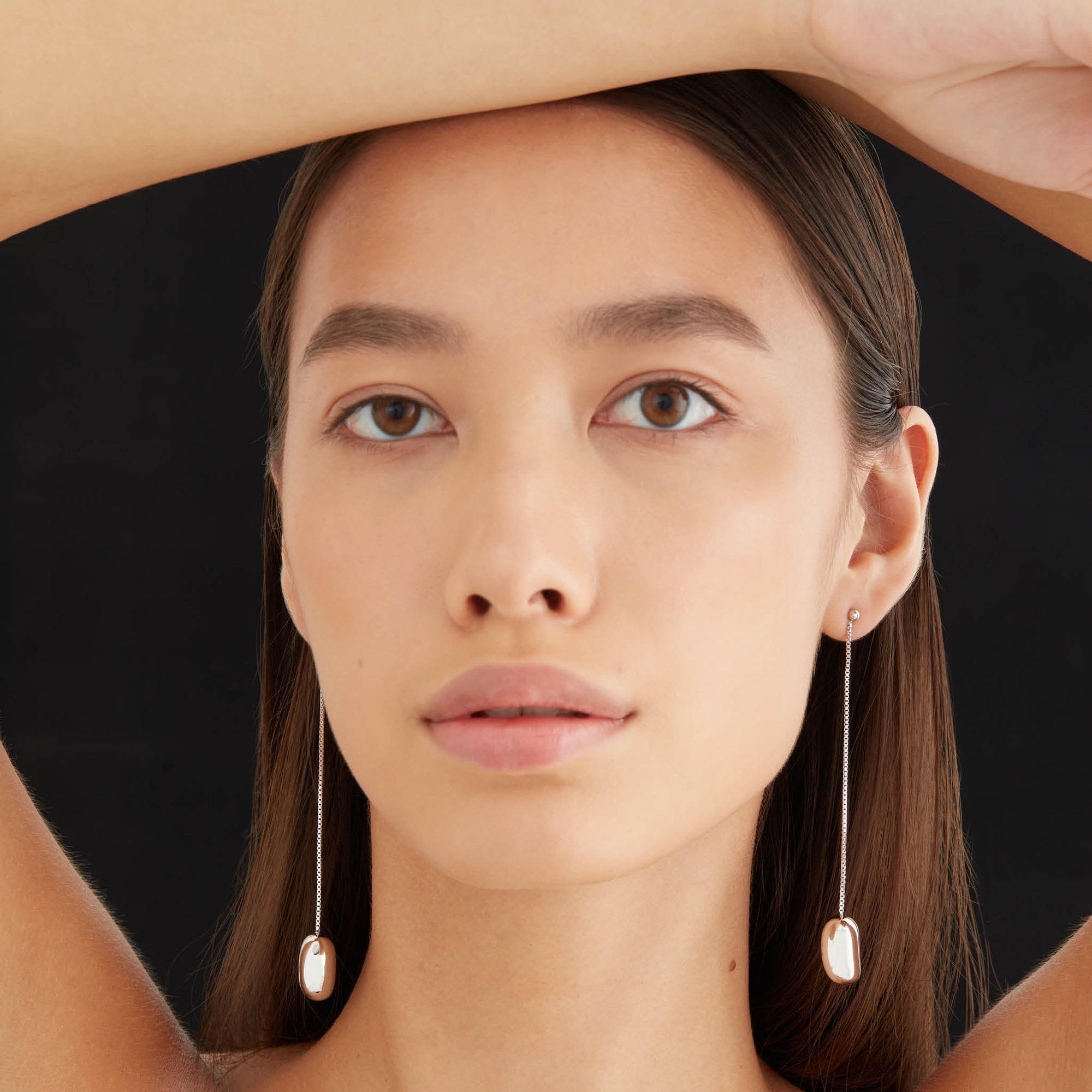 Pellet Earrings | Silver