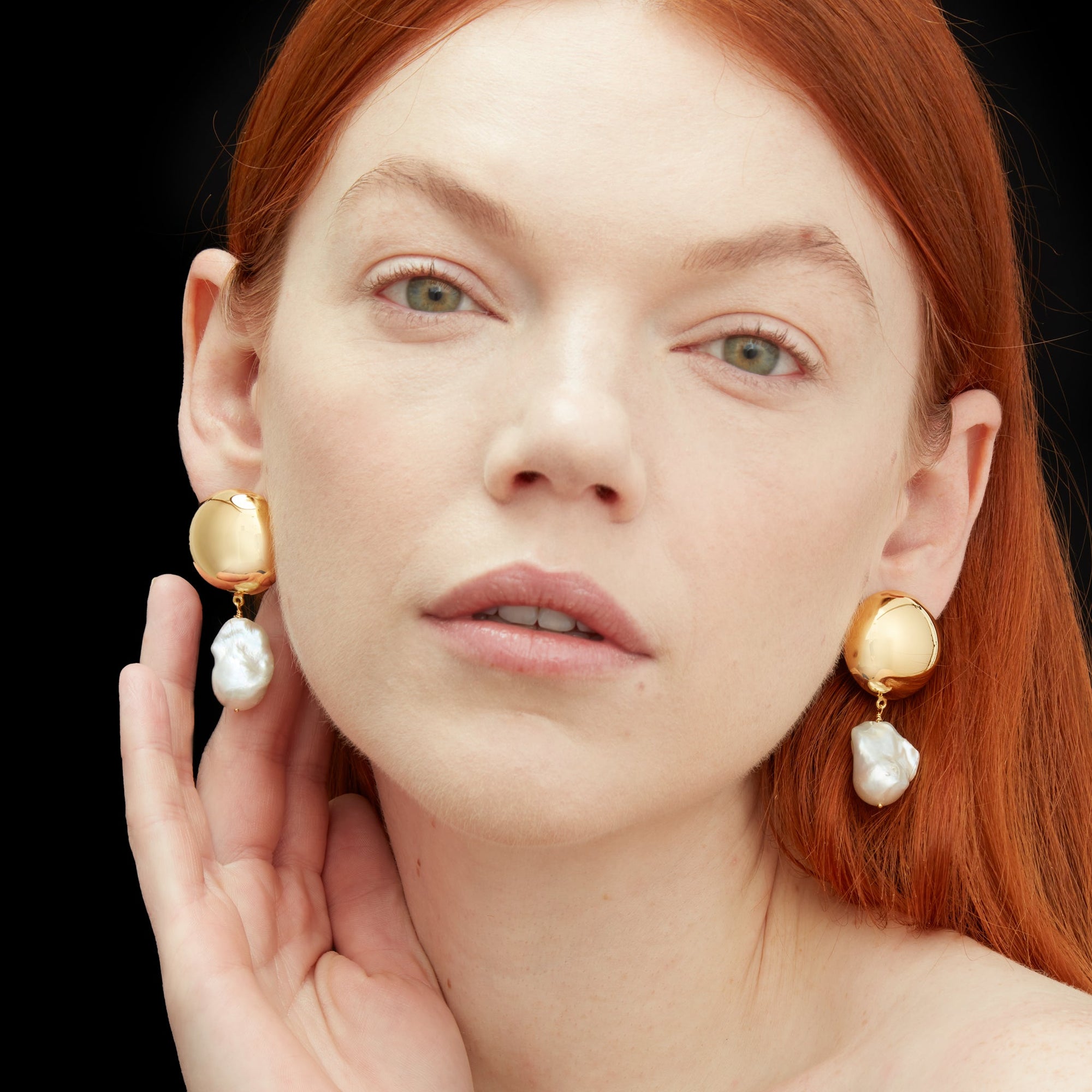 Florence Earrings | 18K Gold Vermeil | Freshwater Pearls