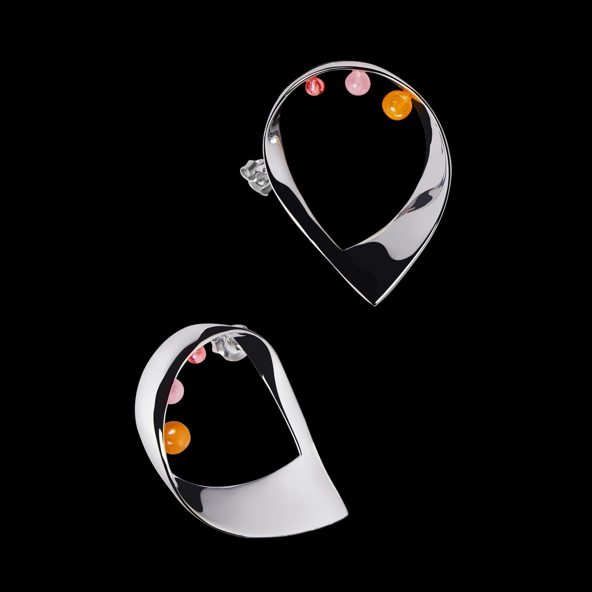 Orbita Earrings | Silver | Multicolor