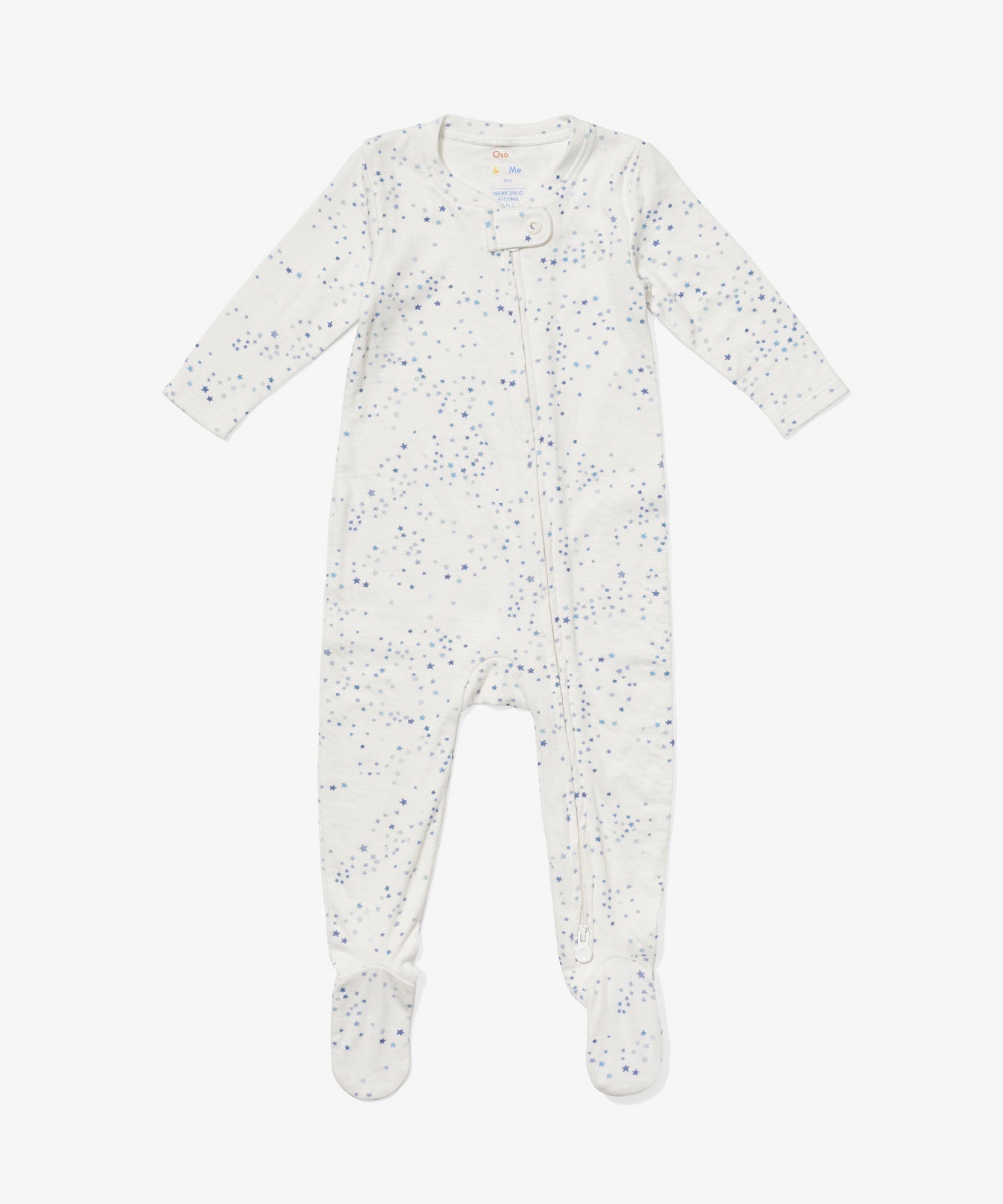 Boys | Marley Zip Pajama | Blue/White