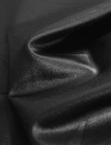 Matte Metallic Micro-Mini Skirt::Oxide::Detail