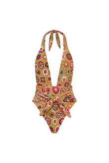 Tropez Tie Up One Piece | Mazzy Floral