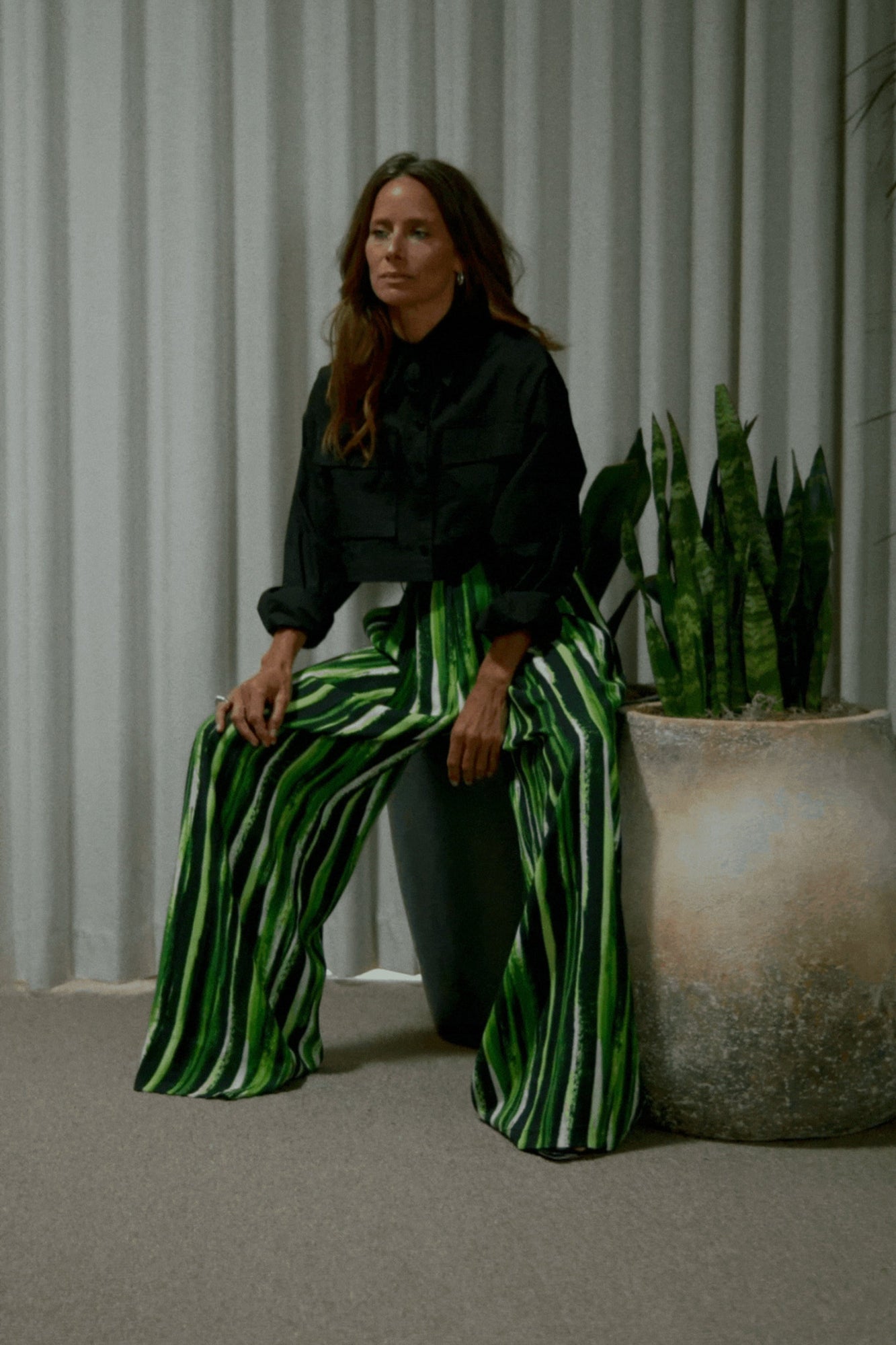 Painted Stripe Pants