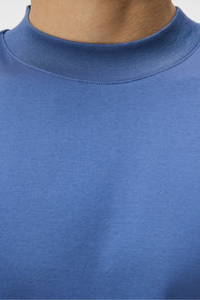 Men | Ace Mock Neck T-Shirt | Bijou Blue