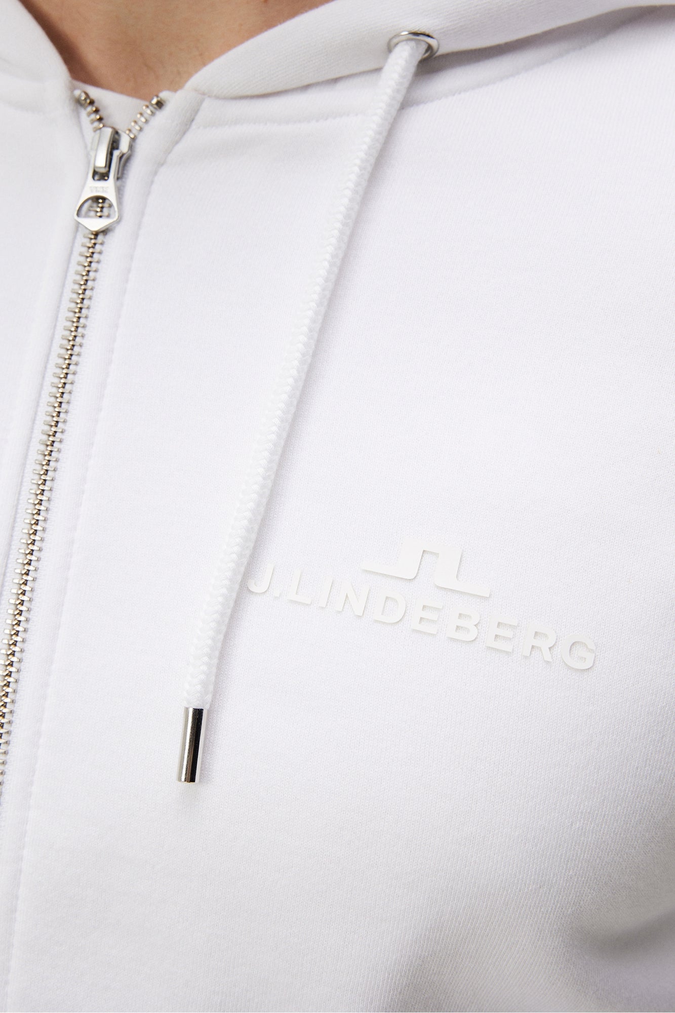 Men | Alpha Zip Hood | White