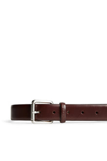 Men | Bill Leather Belt | Bitter Chocolate