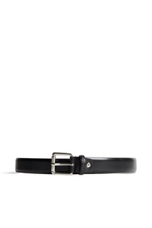 Men | Bill Leather Belt | Black (V1)