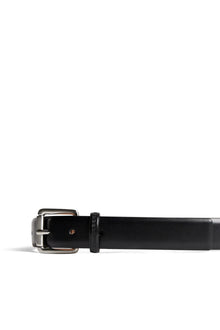Men | Bill Leather Belt | Black (V1)