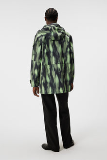 Men | Cadian Printed Jacket | Oil Green