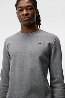 Men | Cal Creneck Sweat | Mid Grey Melange