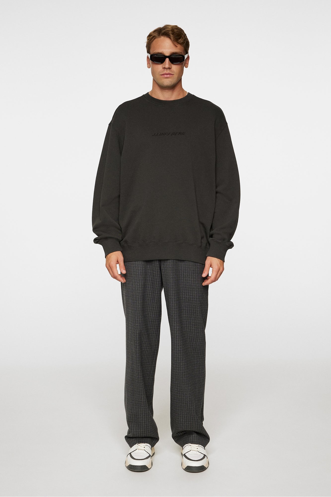 Men | Callan Logo Creneck | Washed Black