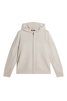 Men | Cameron Hooded Knit Full Zip | Moonbeam