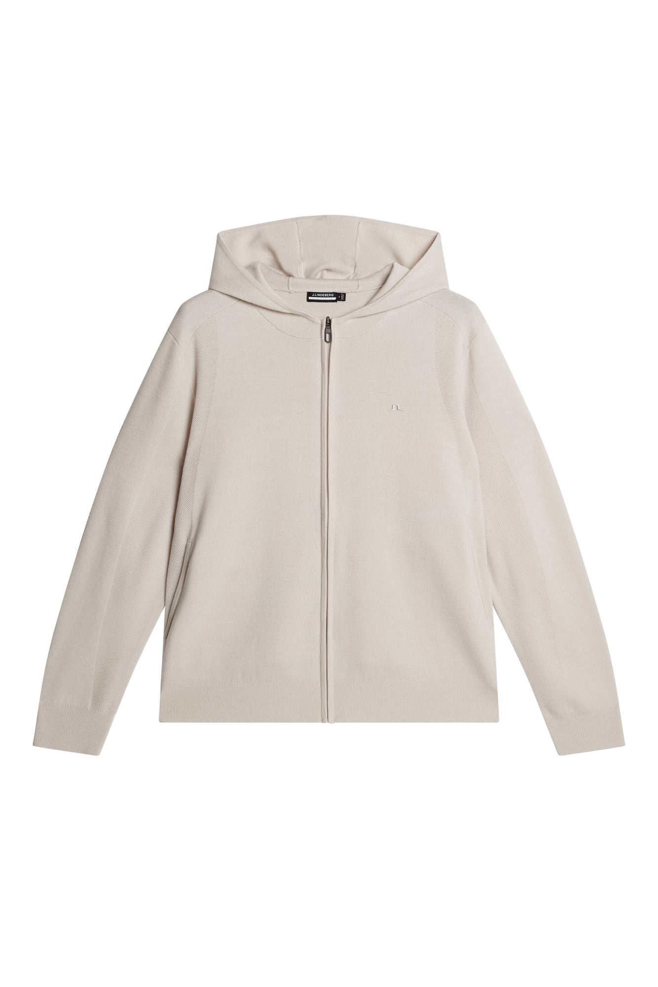 Men | Cameron Hooded Knit Full Zip | Moonbeam