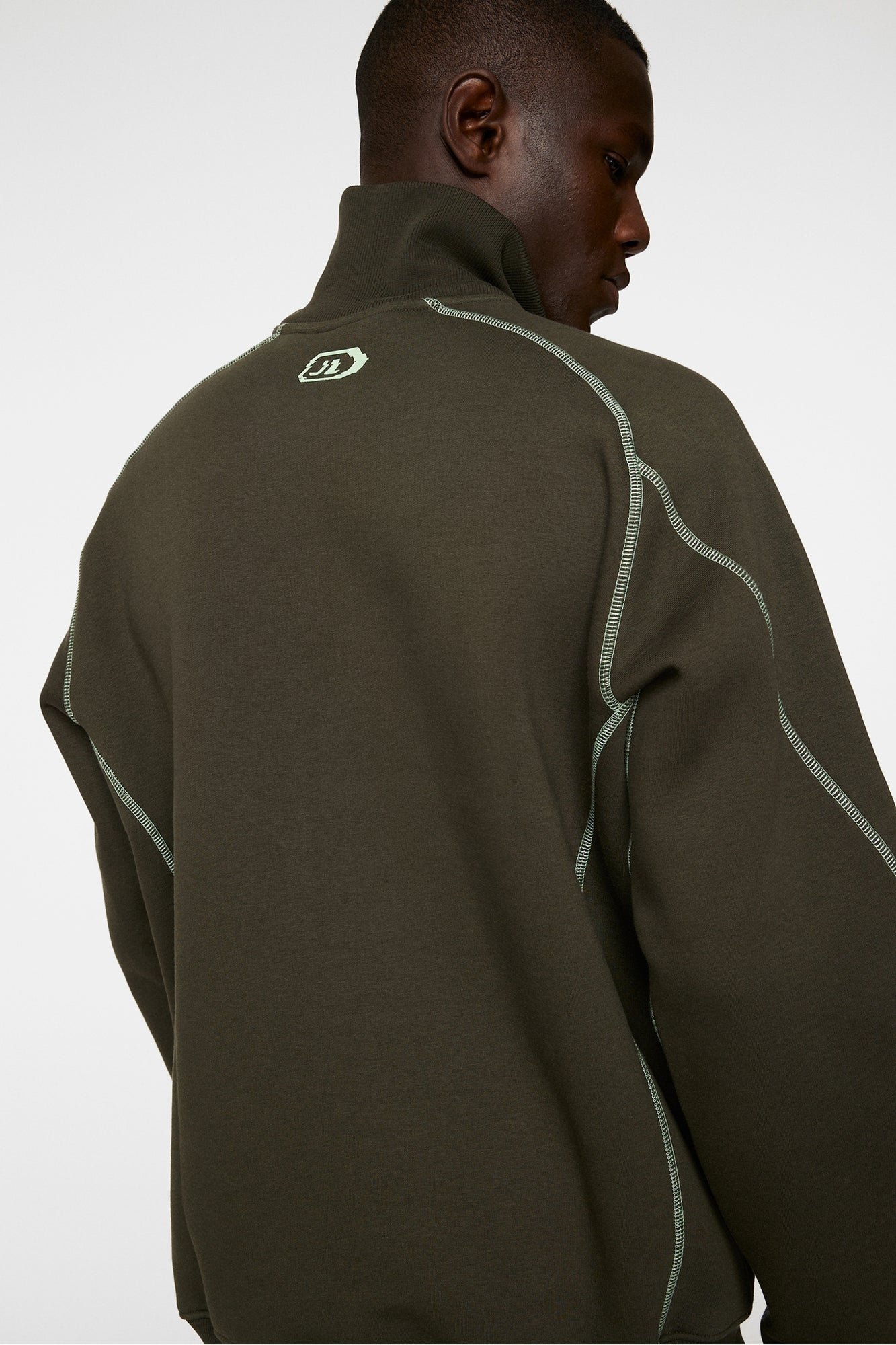 Men | Canter Quarter Zip Sweat | Forest Green