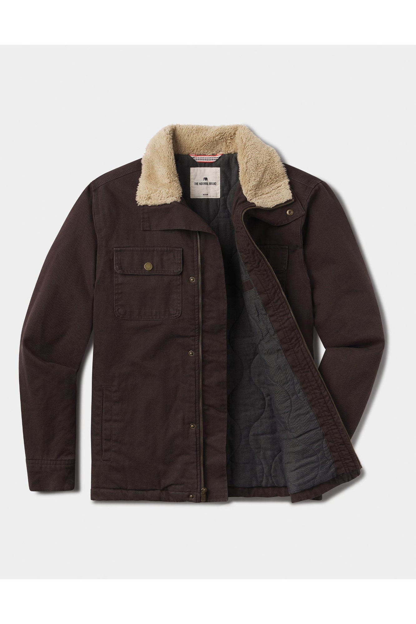 Men | Canvas Chore Coat | Umber