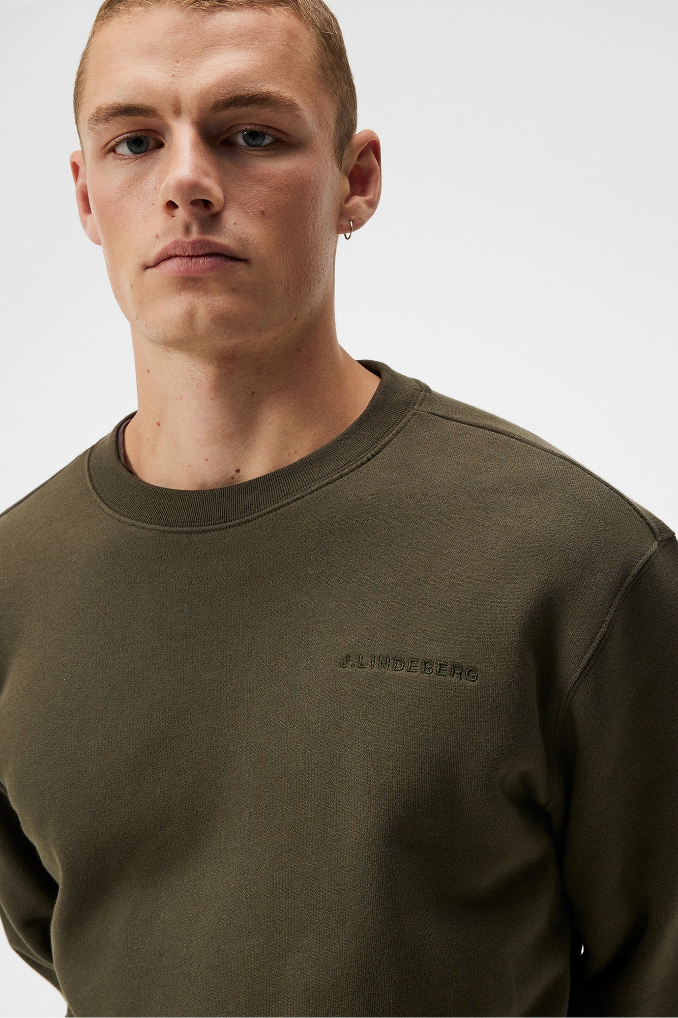 Men | Chip Creneck Sweatshirt | Forest Green