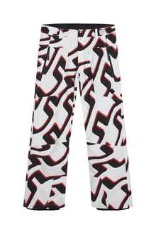 Men | Clarke Pant Printed | Bridge Wave Xl White