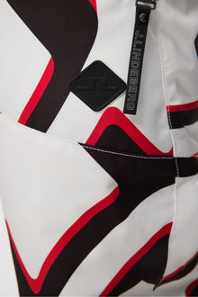 Men | Clarke Pant Printed | Bridge Wave Xl White