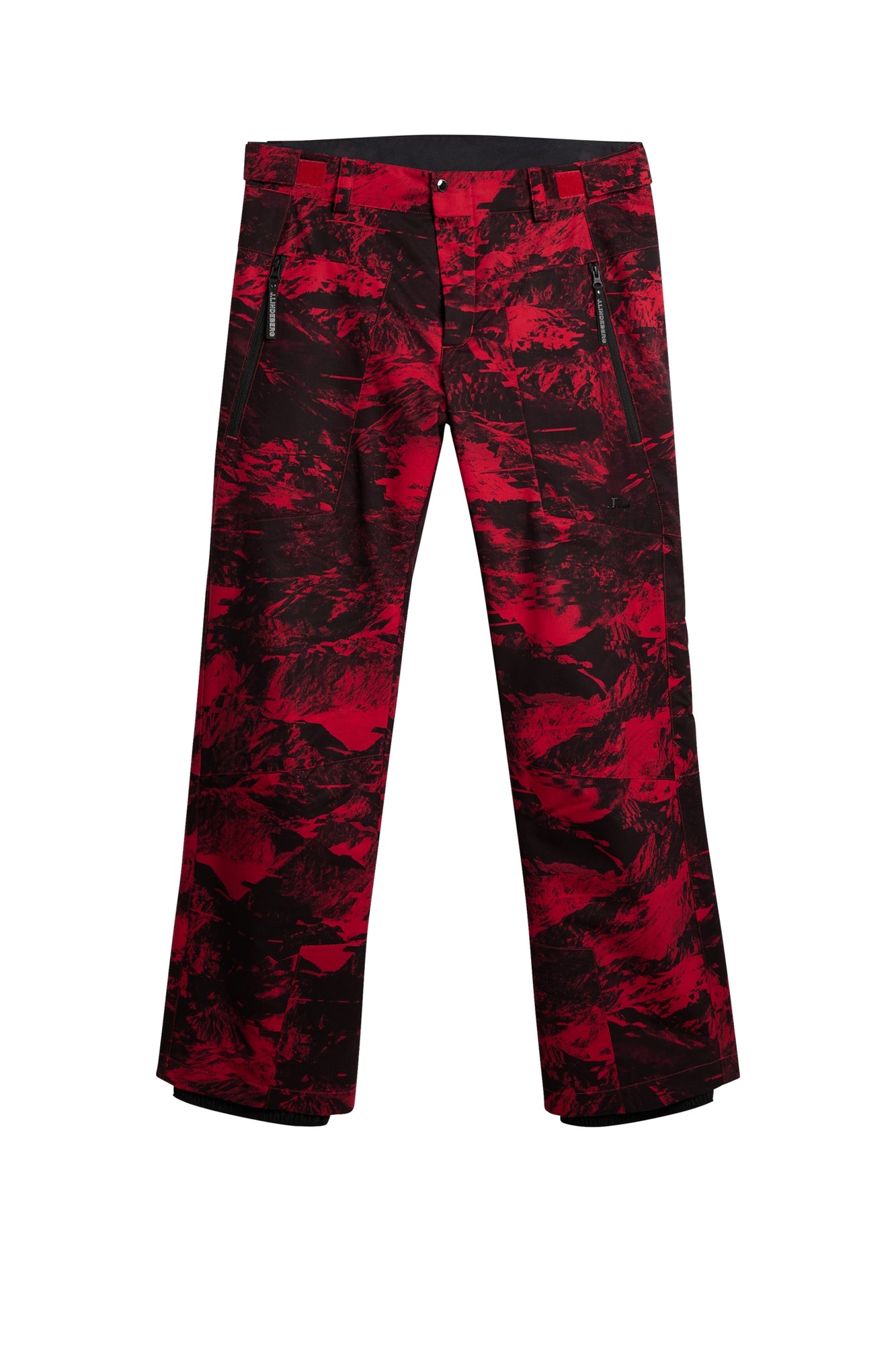 Men | Clarke Pant Printed | Mountain Glitch Red