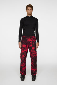 Men | Clarke Pant Printed | Mountain Glitch Red