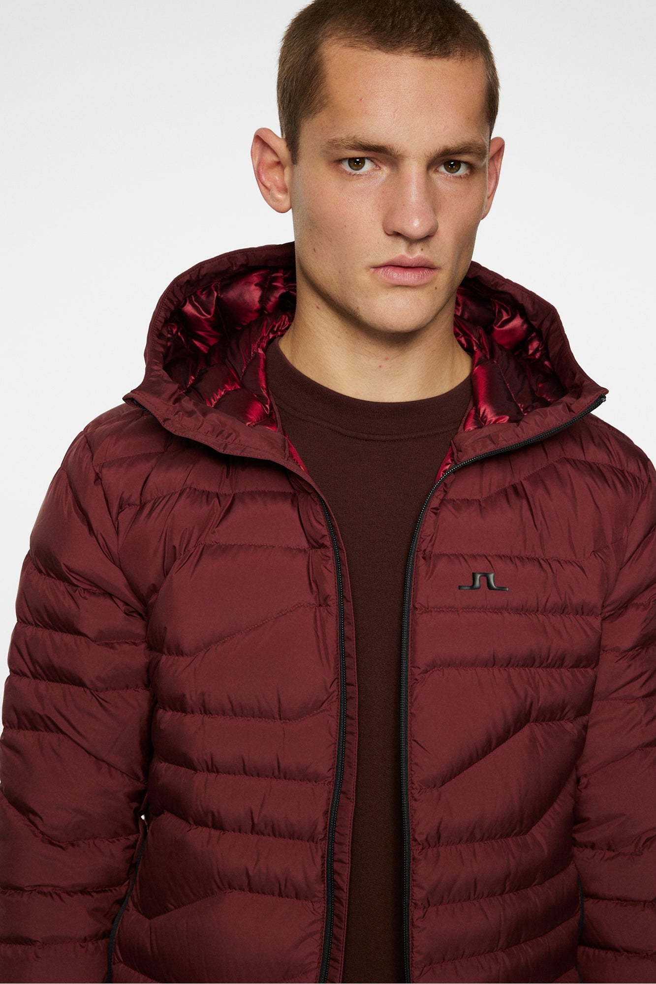 Men | Cliff Light Down Hood | Cabernet