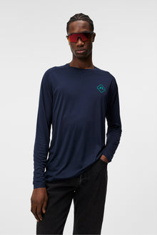 Men | Diamond Long Sleeve Tee | JL Navy
