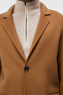 Men | Diego Wool Coat | Chipmunk