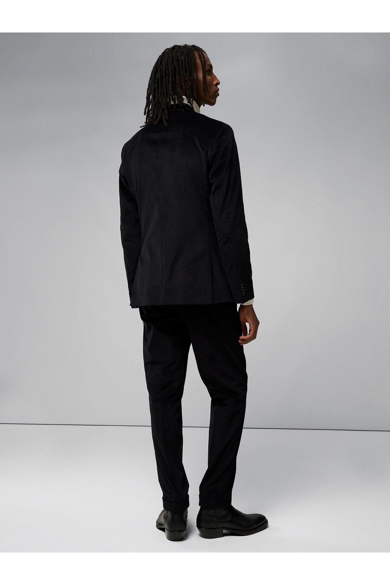 Men | Dries S Corduroy Blazer | Black