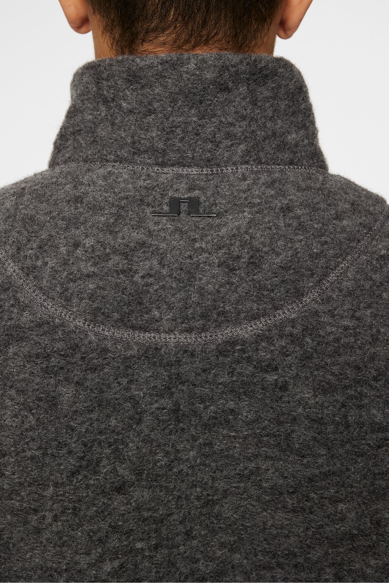 Men | Dustin Wool Fleece Jacket | Light Grey Melange