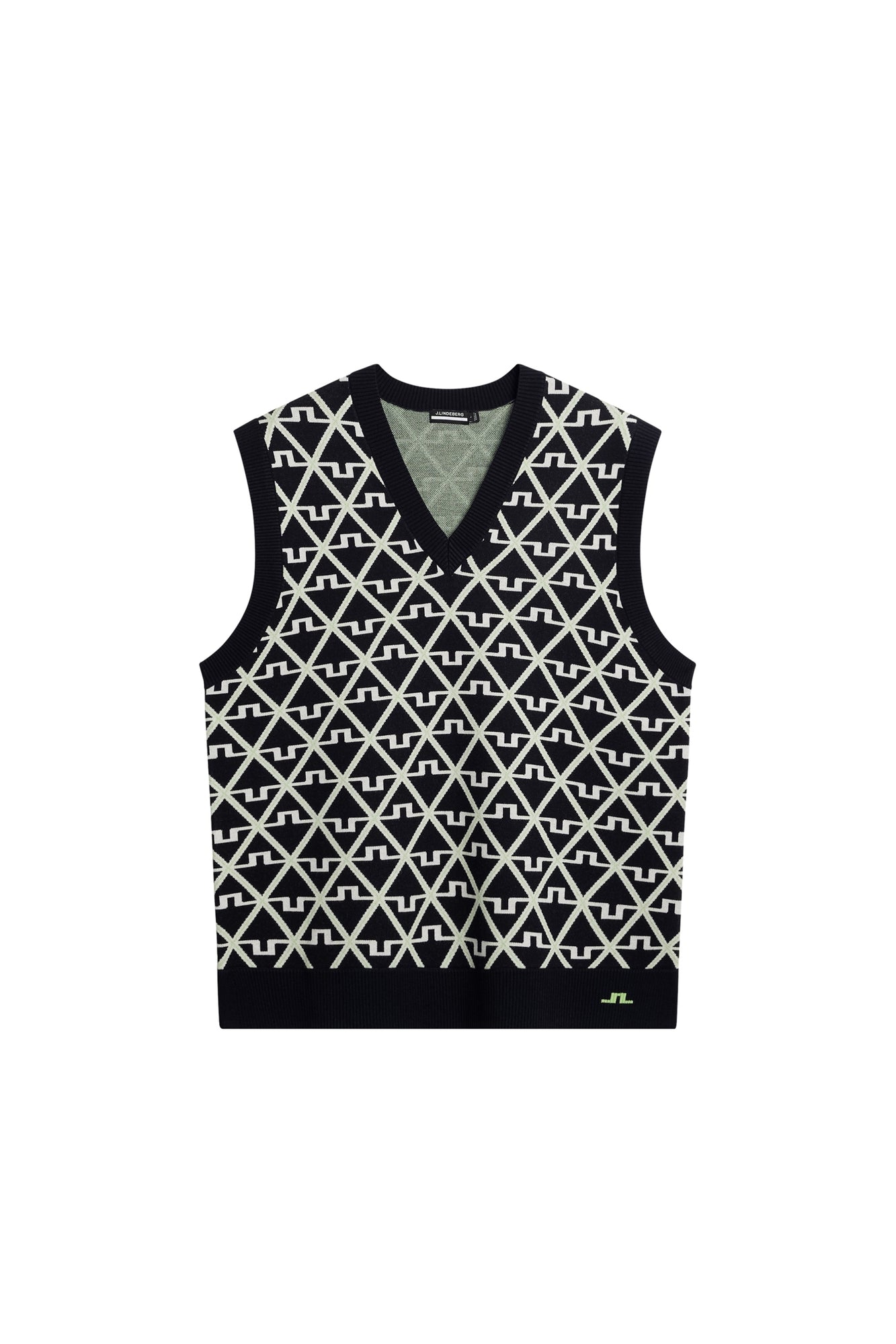Men | Elian Knitted Vest | Geo JL Navy