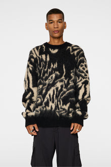 Men | Falkor Jacquard Knit Sweater | Black