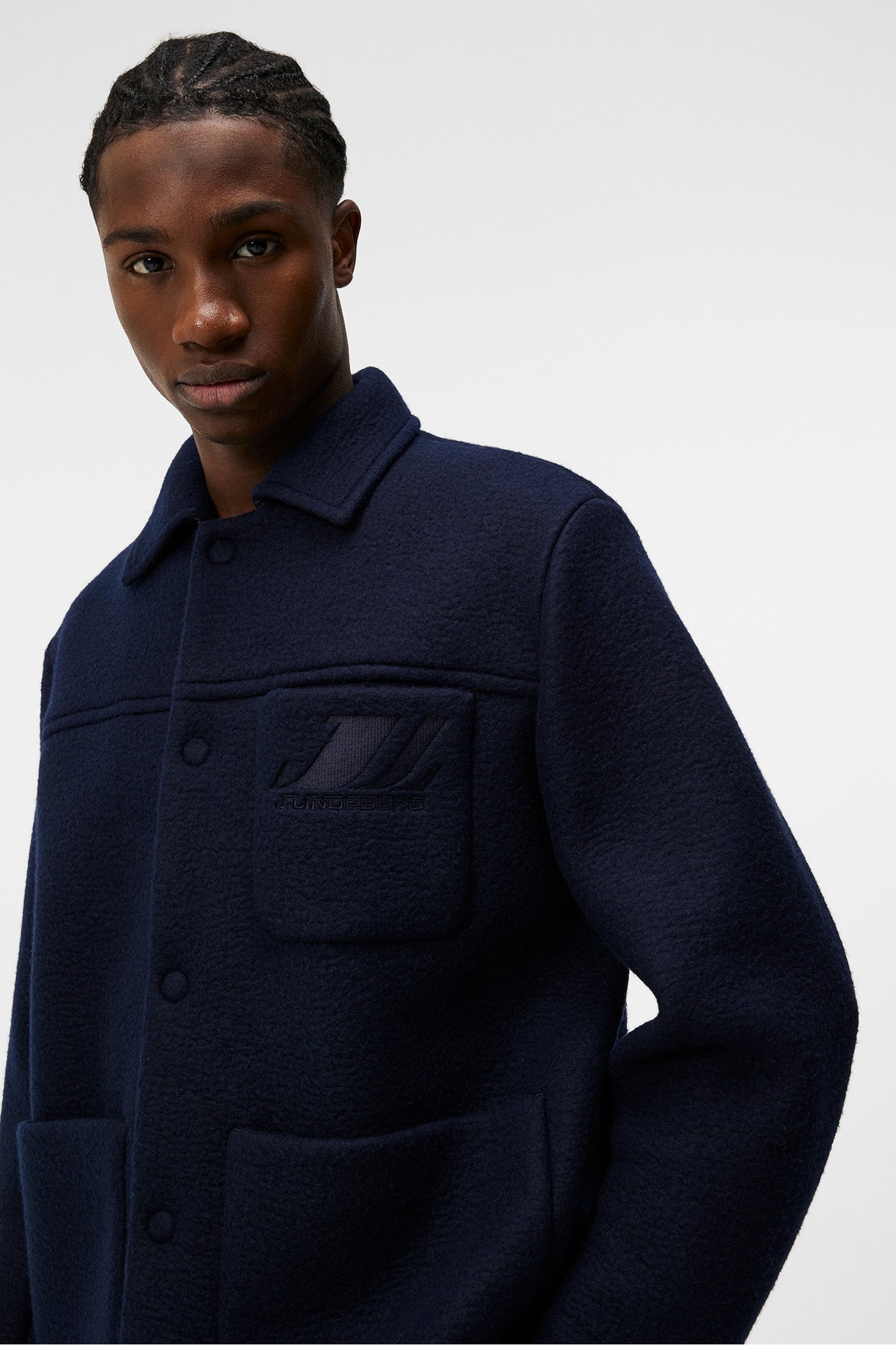 Men | Ferdi Wool Mix Jacket | JL Navy
