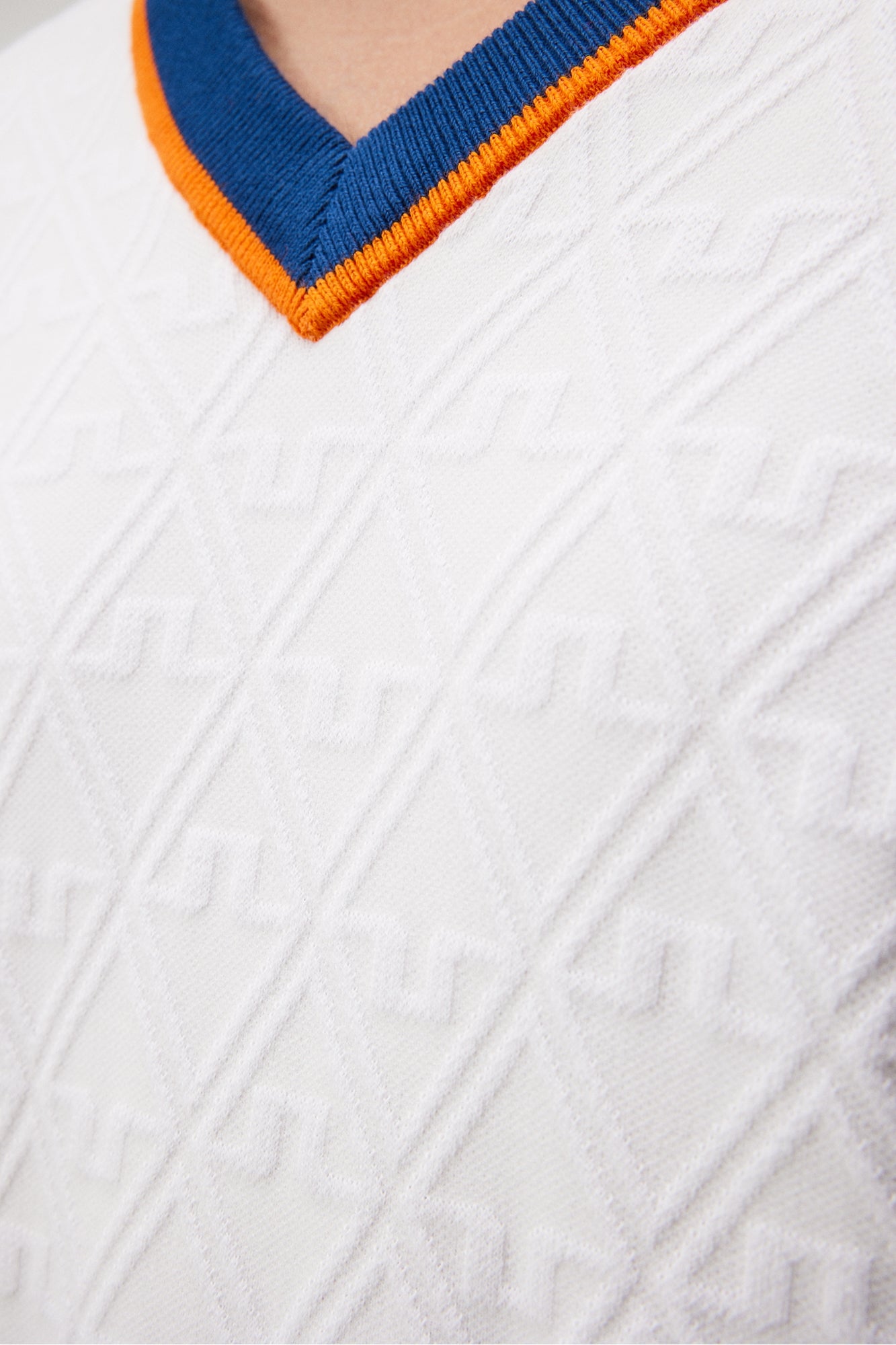 Men | Finely Knitted Sweater | White