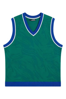 Men | Finely Knitted Vest | Proud Peacock