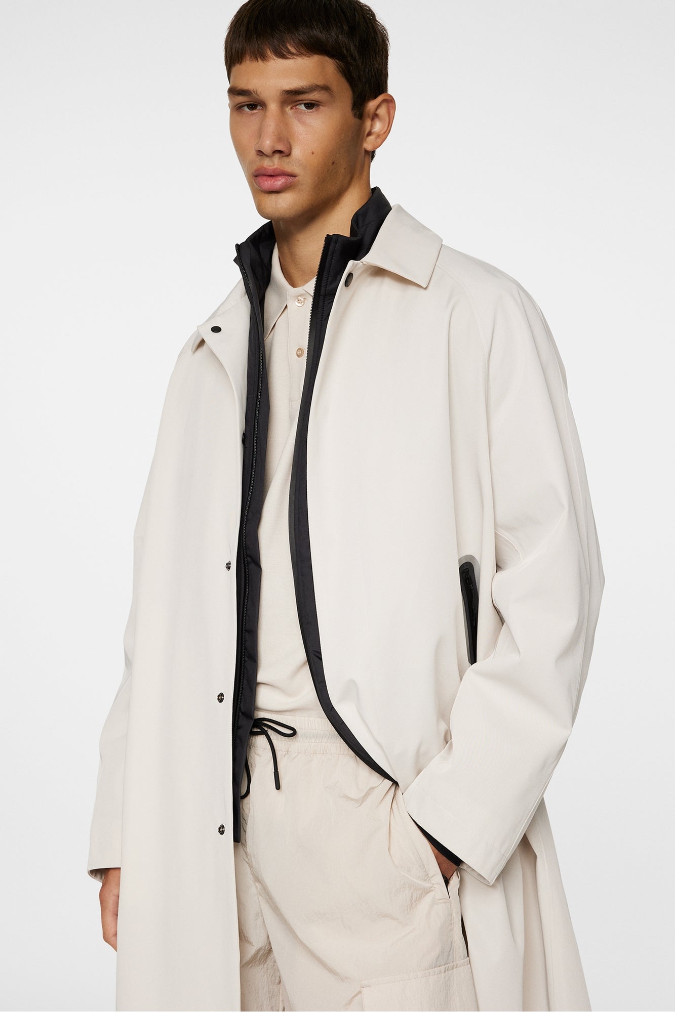 Men | Frankie 2L Raglan Coat | Moonbeam