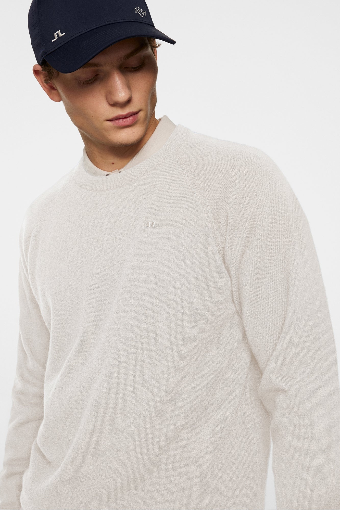 Men | Gary Cashmere Sweater | Moonbeam